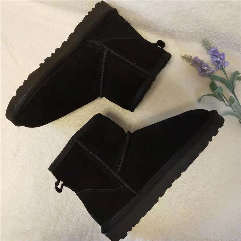 Elaine Leather Winter Ankle Boots