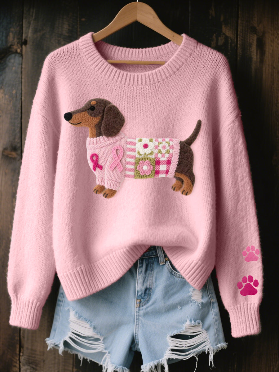 Hattie Women's Knitted Jumper - Pink