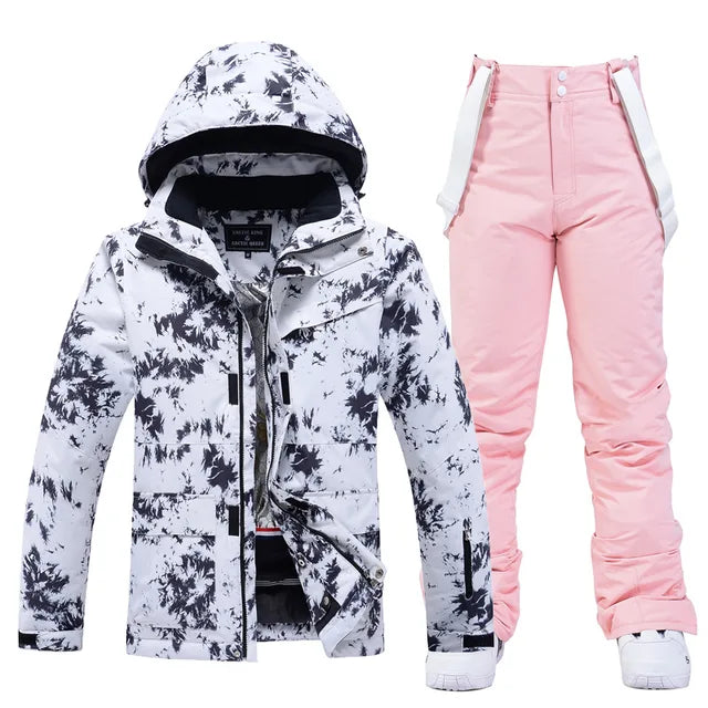 Stella Ski Jacket - Black/Pink