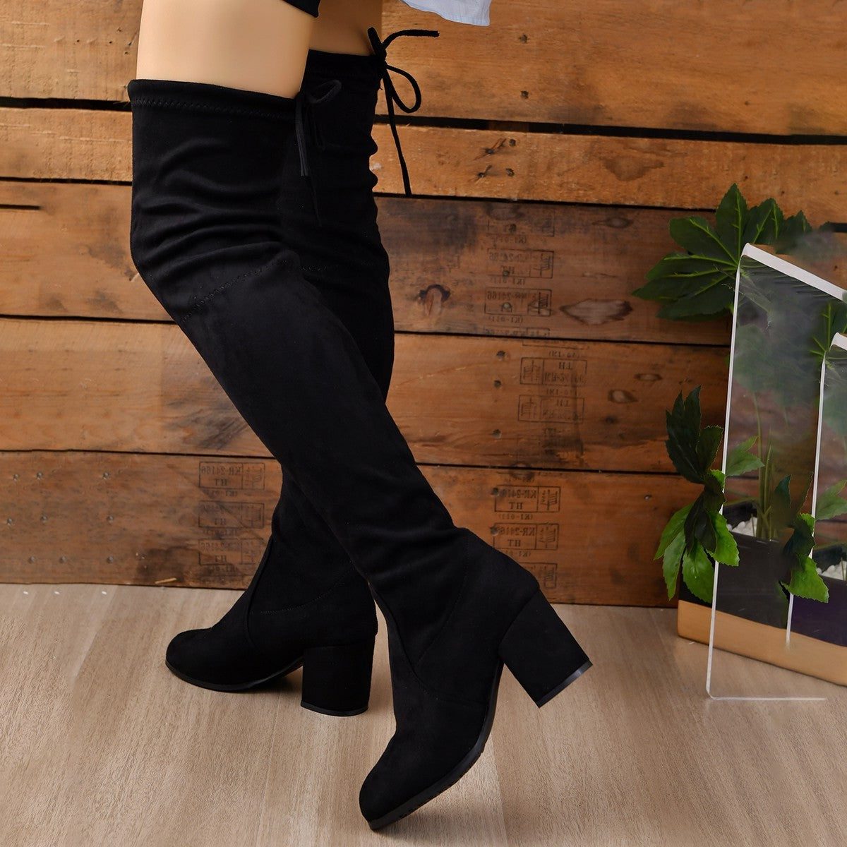 Mirabel Women's Suede Over the Knee Boots