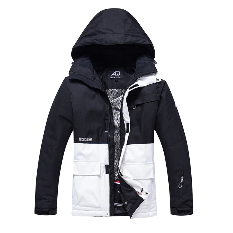 Davina Ski Jacket - Black And White Jacket Only