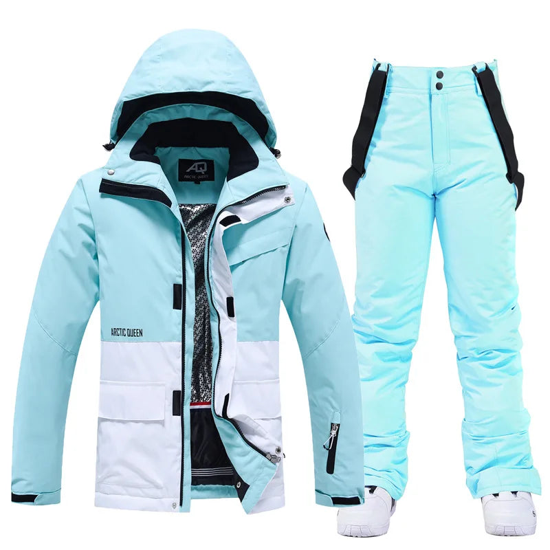 Davina Ski Jacket - Light Blue Full Set
