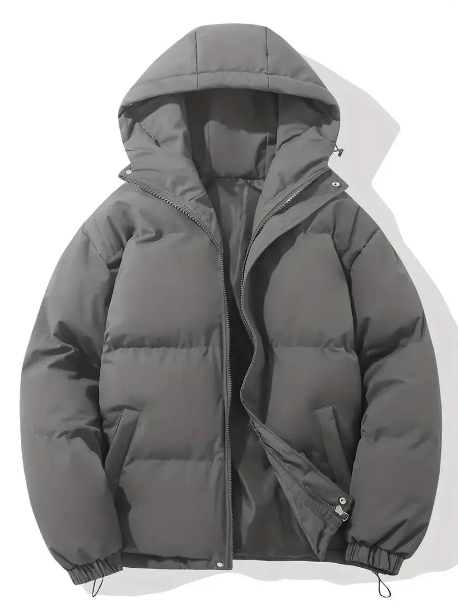Caitlin Winter Puffer Jacket - Dark Grey