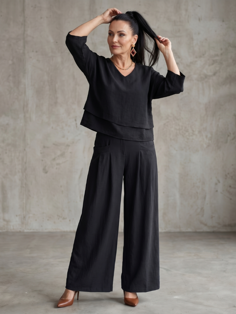 Diana Loungewear Set - Black