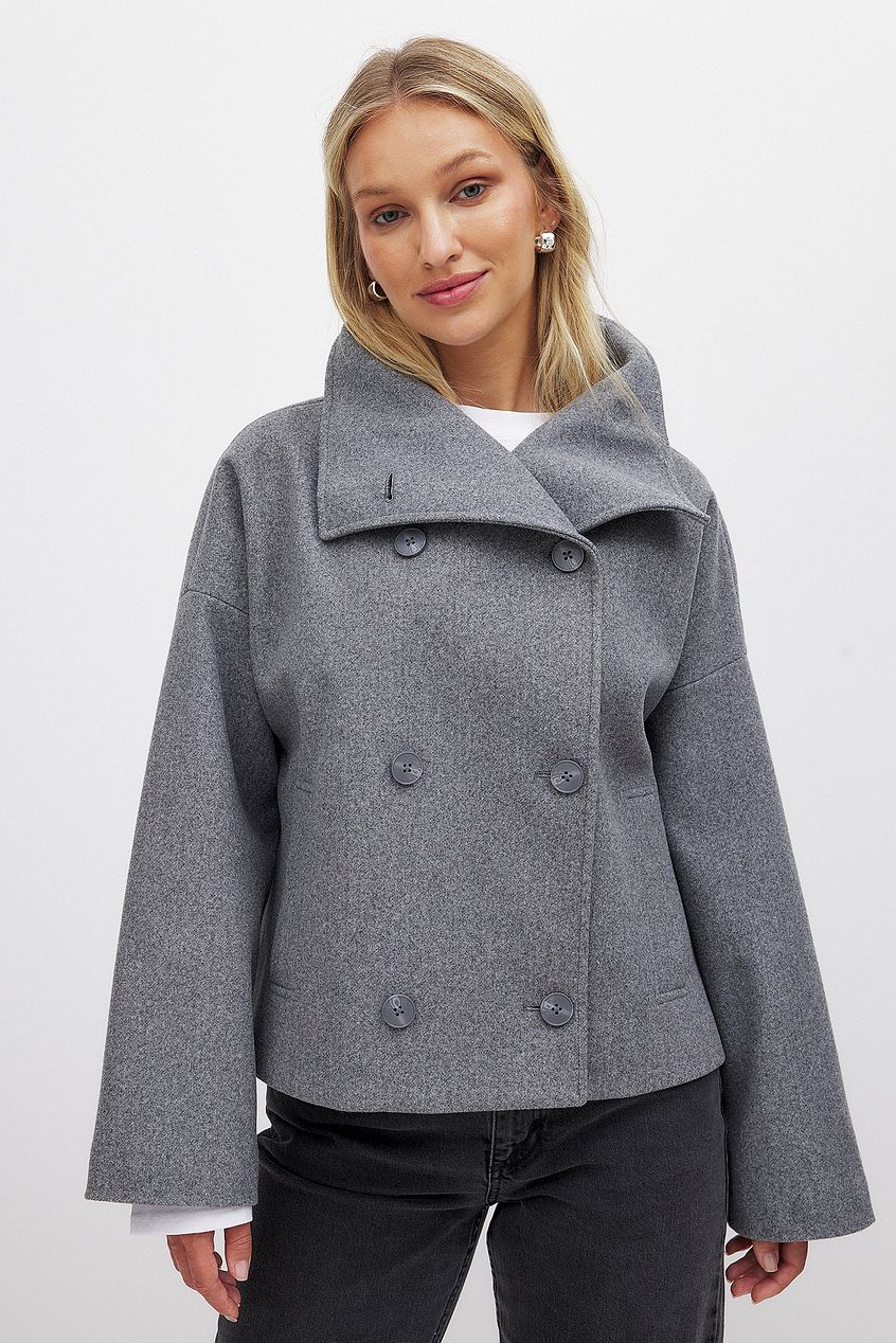 Sally Women's Wool Oversized Peacoat