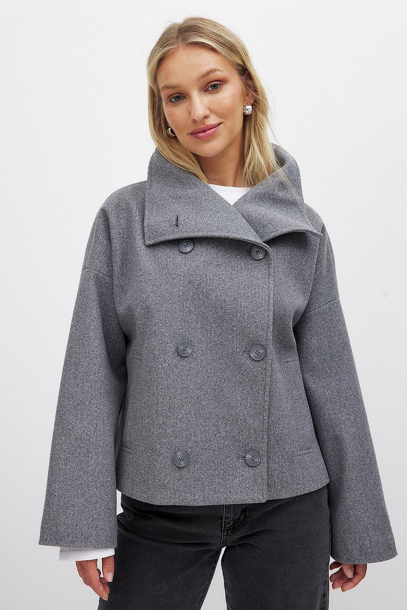Laura Women's Wool Oversized Peacoat