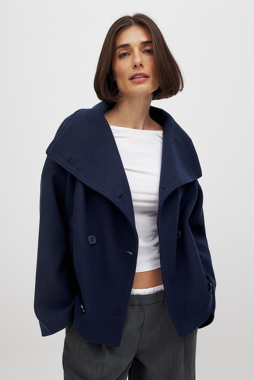 Laura Women's Wool Oversized Peacoat