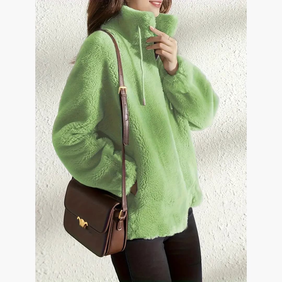 Lowri Women's Winter Teddy Faux Fur Coat