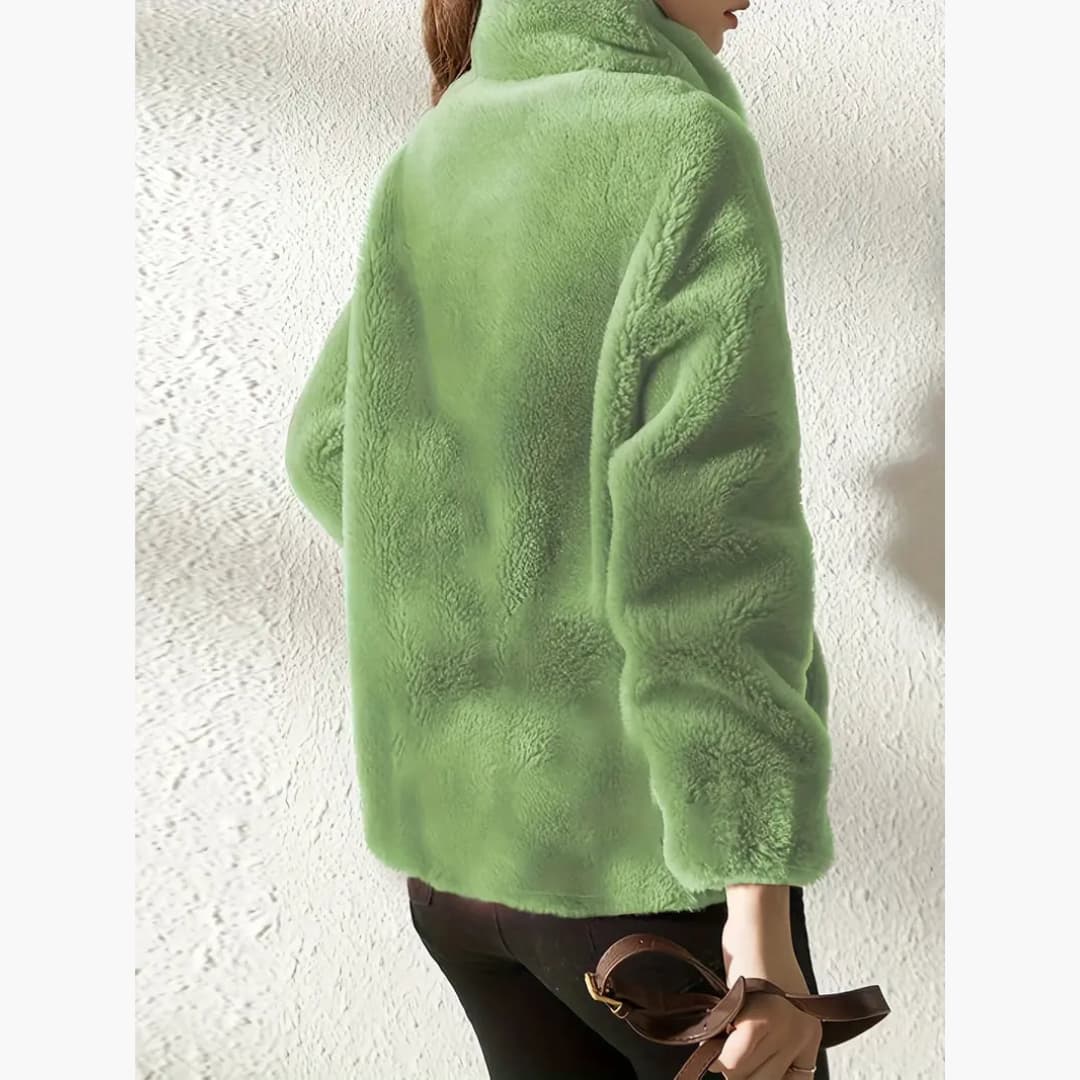 Lowri Women's Winter Teddy Faux Fur Coat