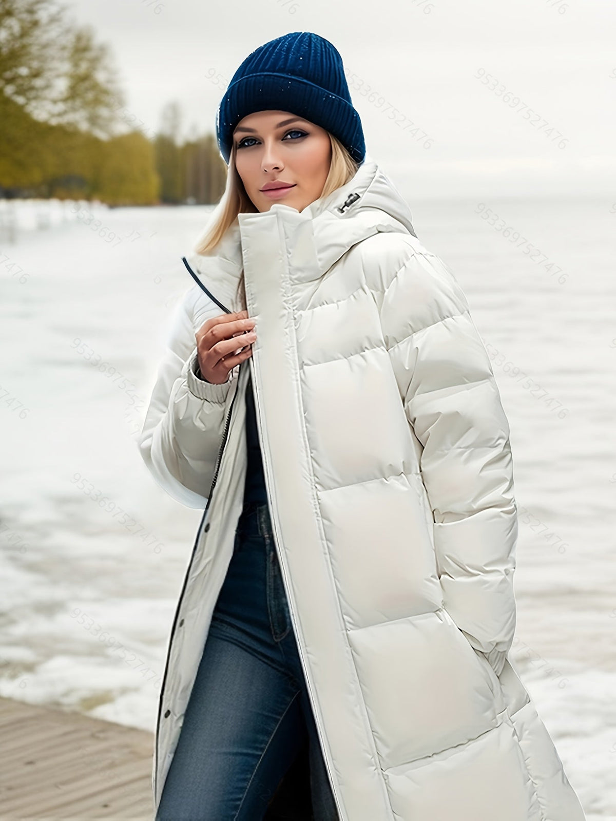 Lucinda Long Puffer Winter Coat