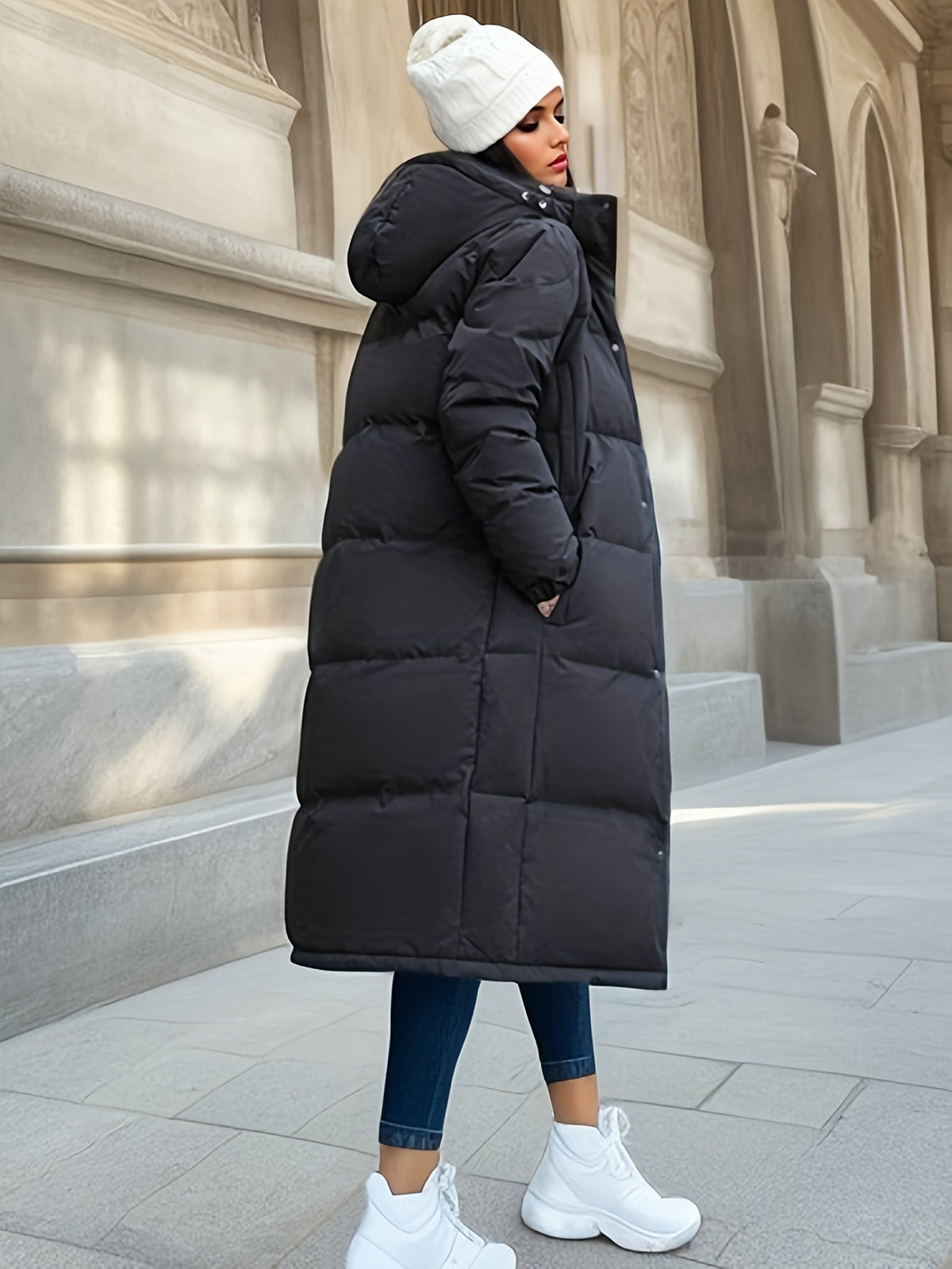 Lucinda Long Puffer Winter Coat